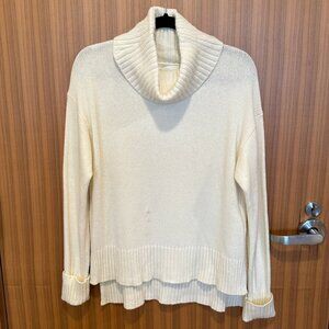 Women's Anthropologie Turtleneck Sweater - Cream - Size XS